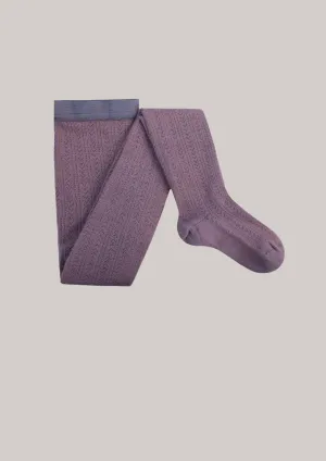 Collégien X Strawberries & Cream Angelique - Merino Tights - Glycine Du Japan