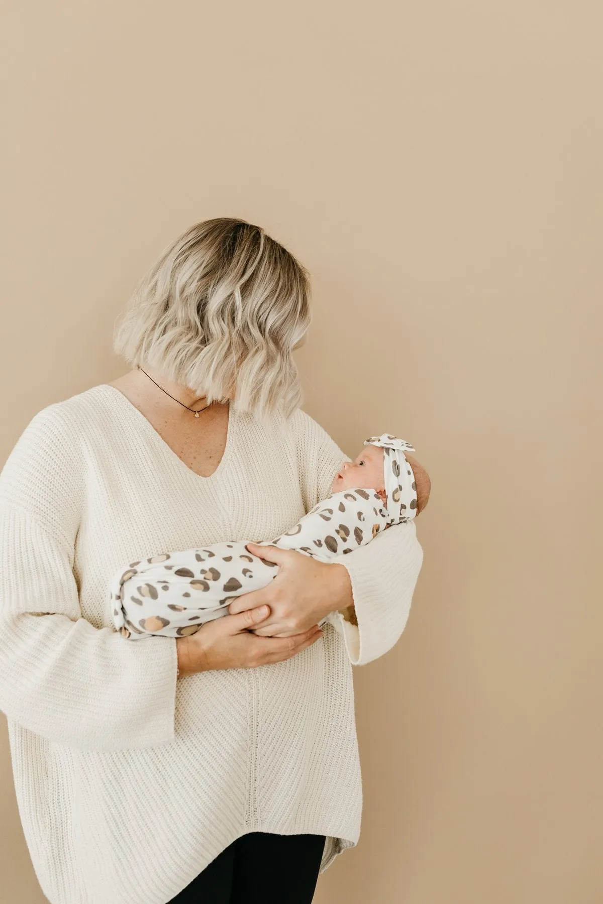 Copper Pearl Millie Knit Swaddle Blanket
