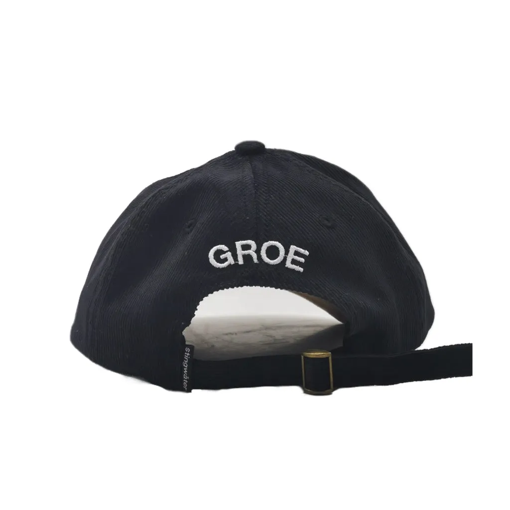 Corduroy/V. Suede Classic Logo Two Tone Hat Black/Brown
