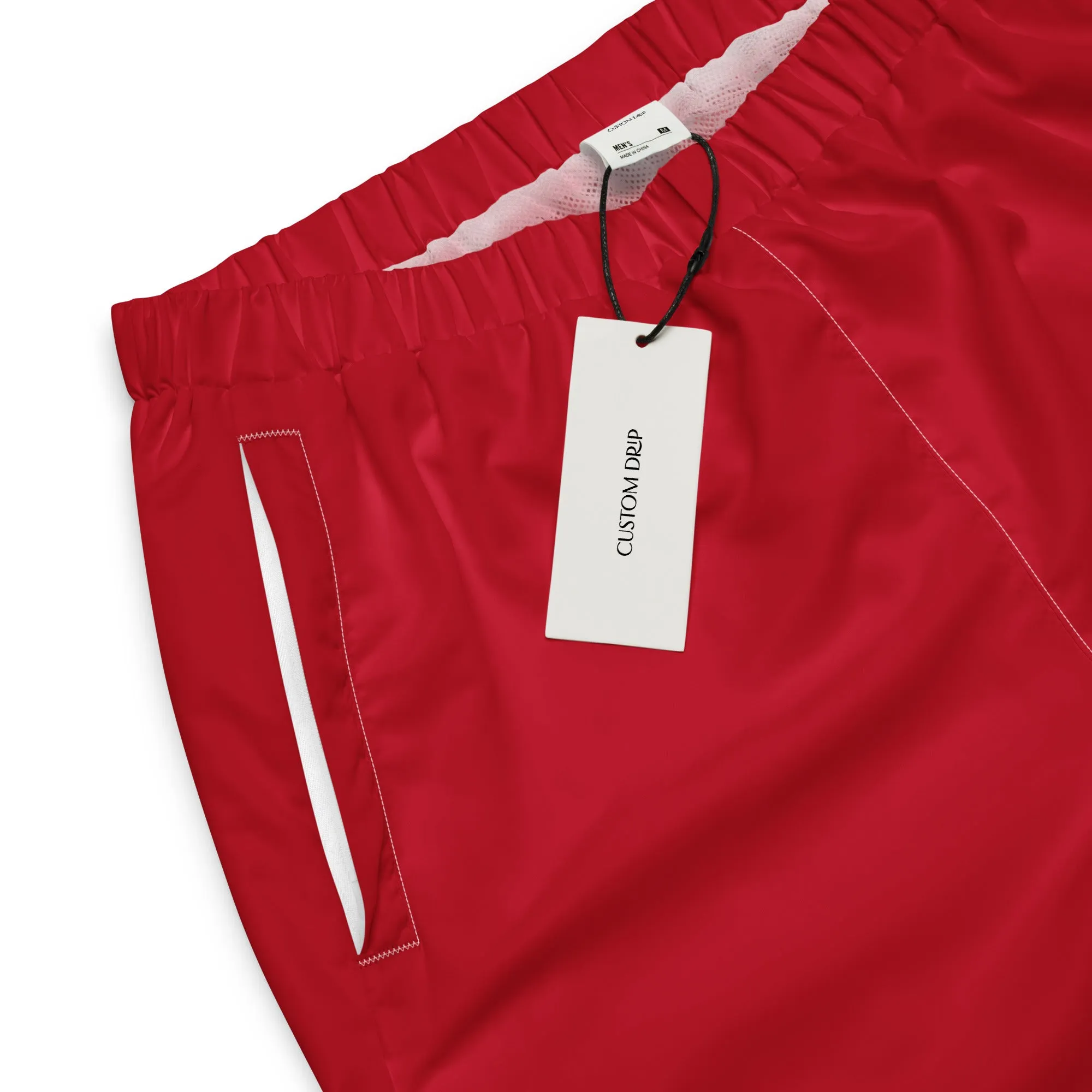 Custom Drips Red track pants