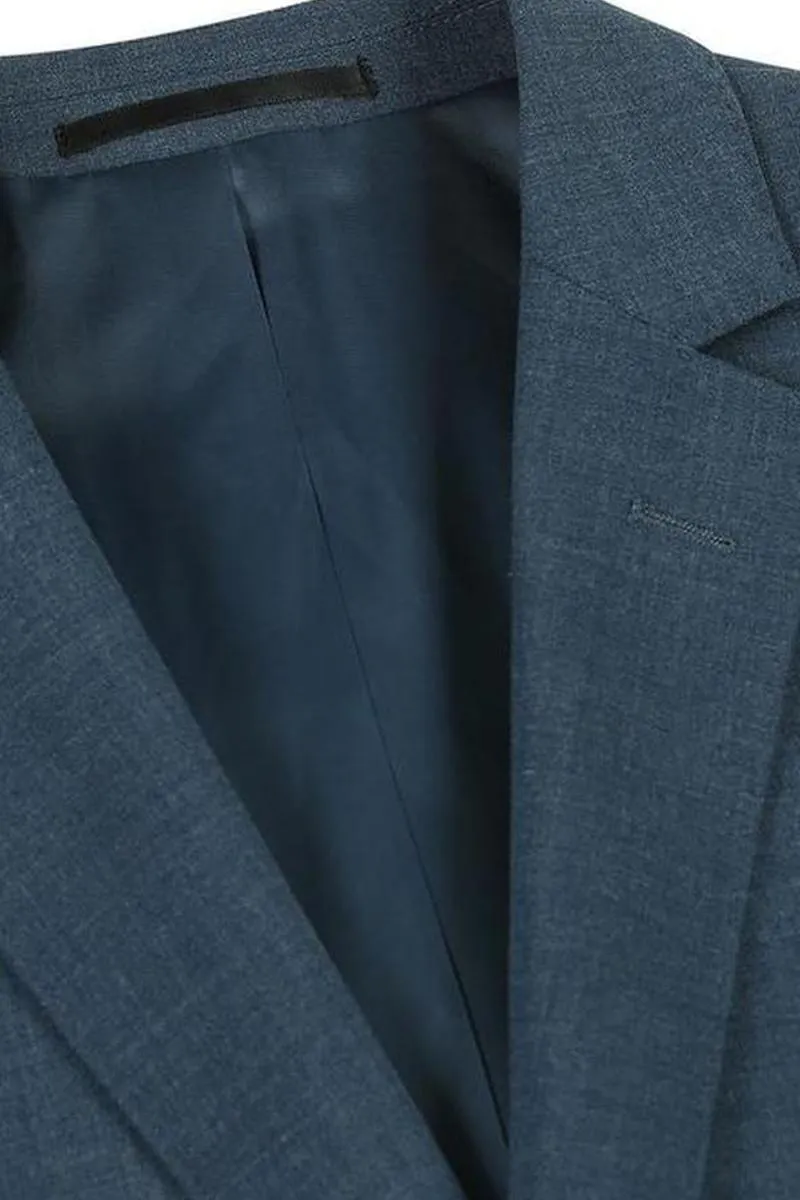 Dark Blue 2-Button Notch Suit (2-Piece Set)