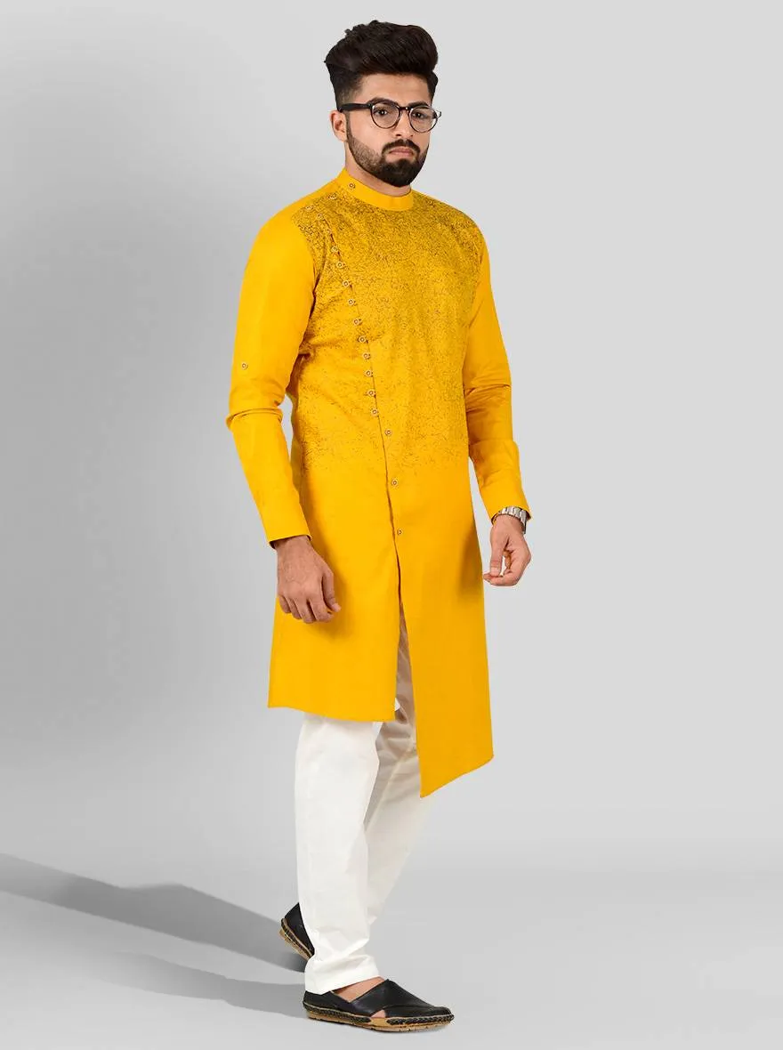 Deep Yellow Kurta Set | Azania
