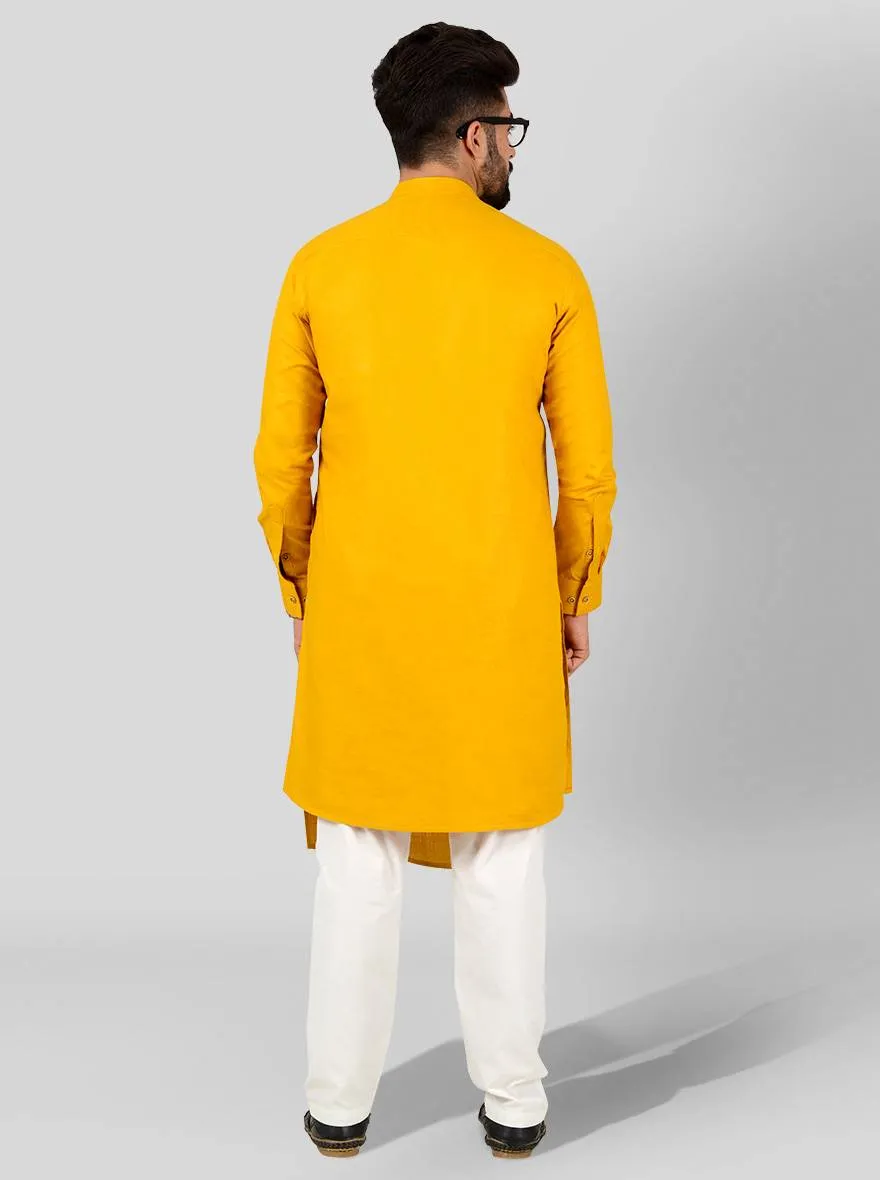 Deep Yellow Kurta Set | Azania
