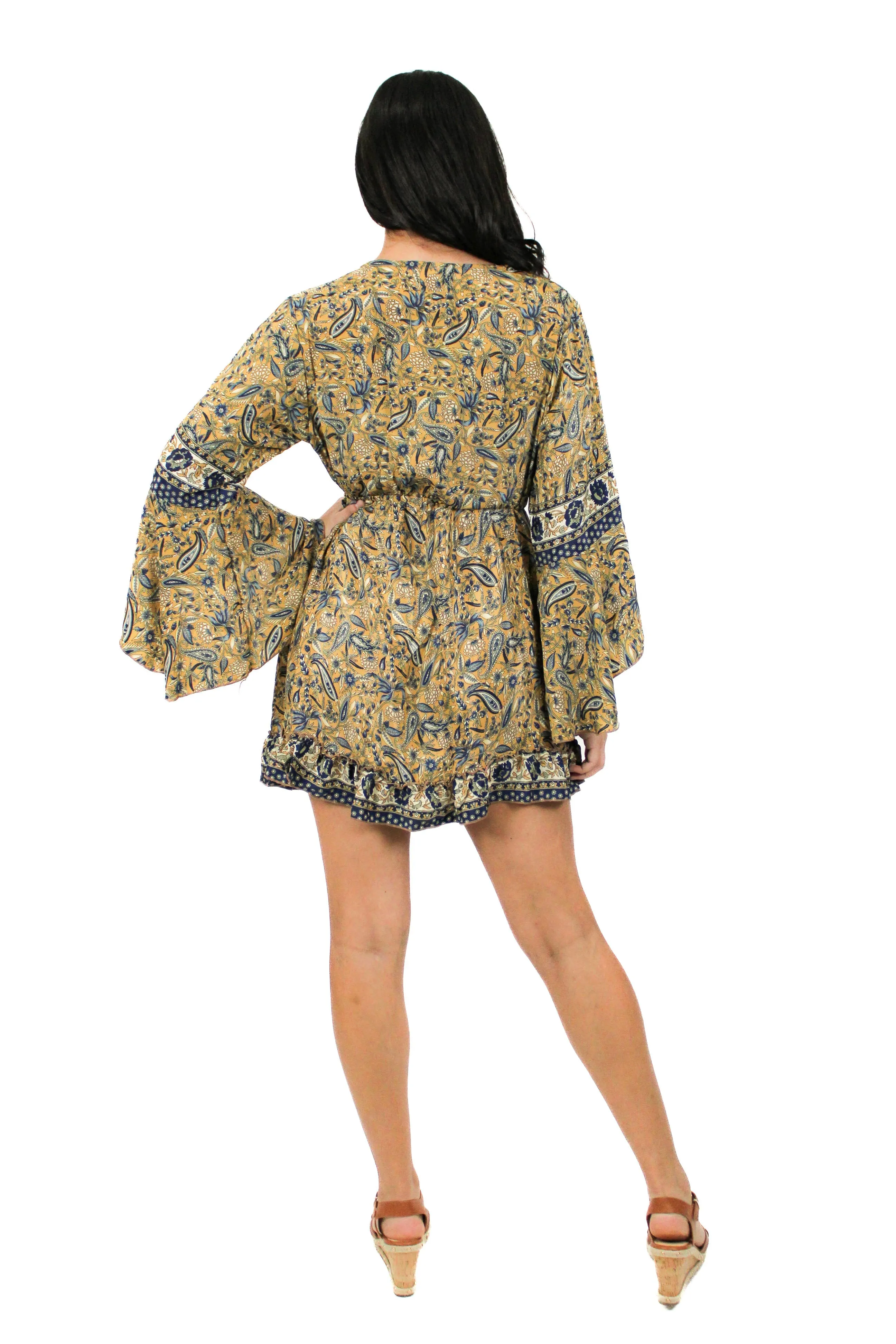 DK-5049 Dress in Blue Mix