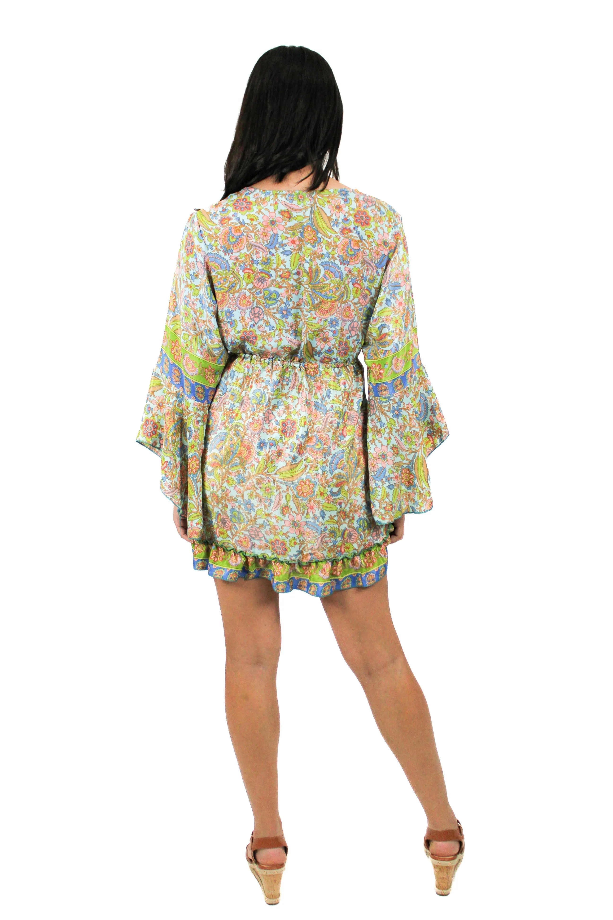 DK-5049 Dress in Blue Mix