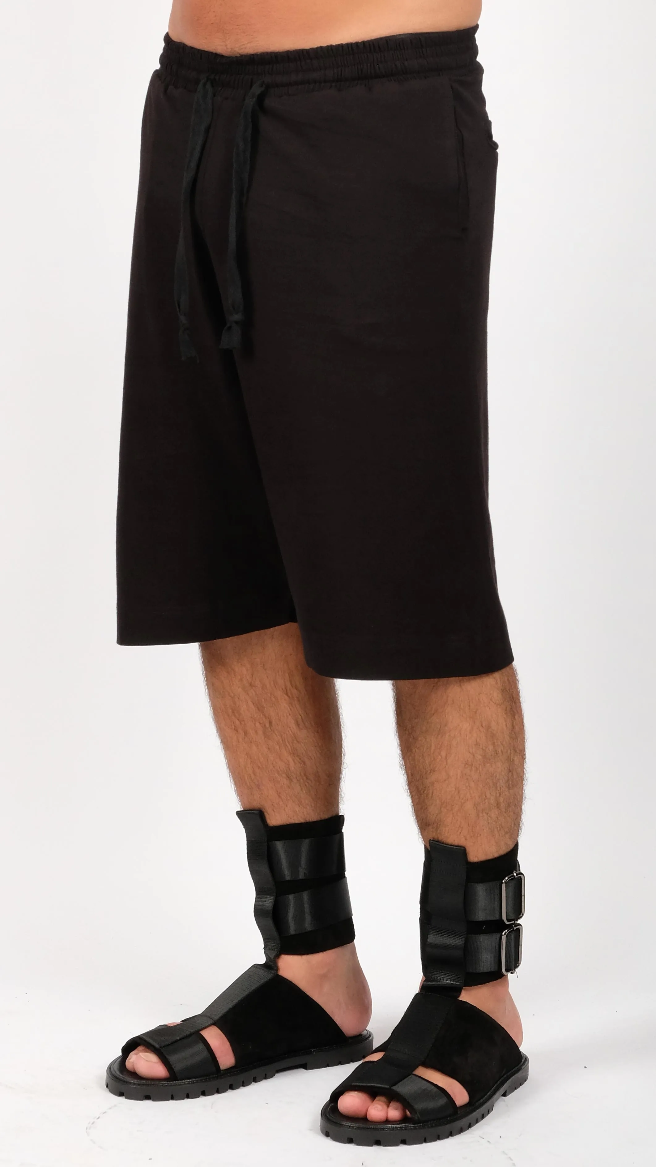 Drop Crotch Jersey Shorts