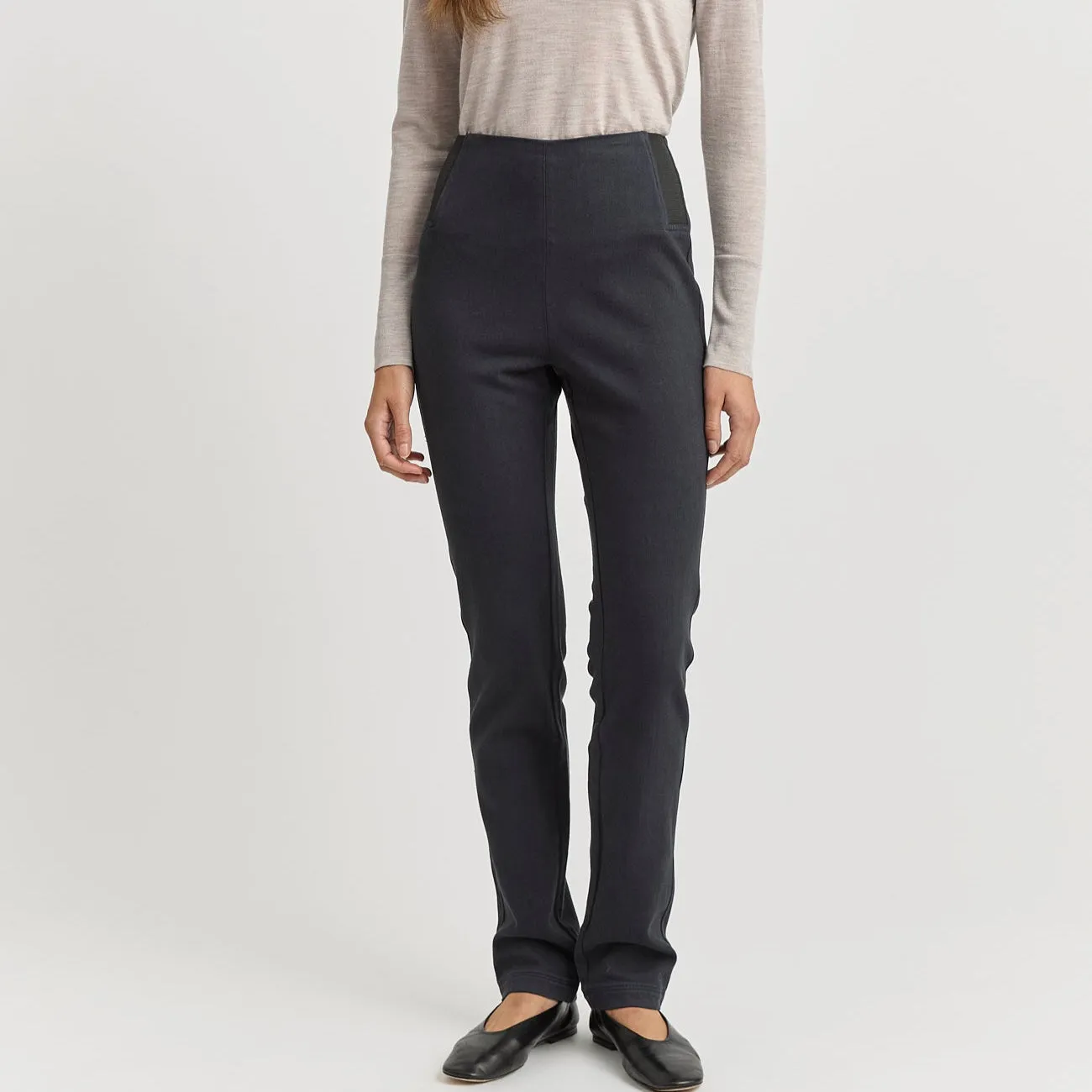 Elastic Waist Jeans - Ink