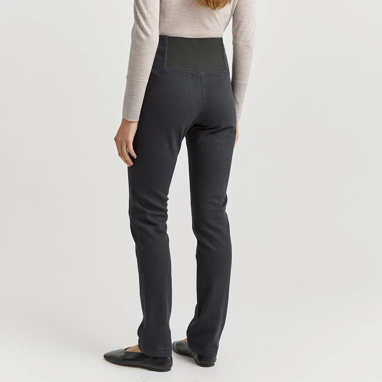 Elastic Waist Jeans - Ink