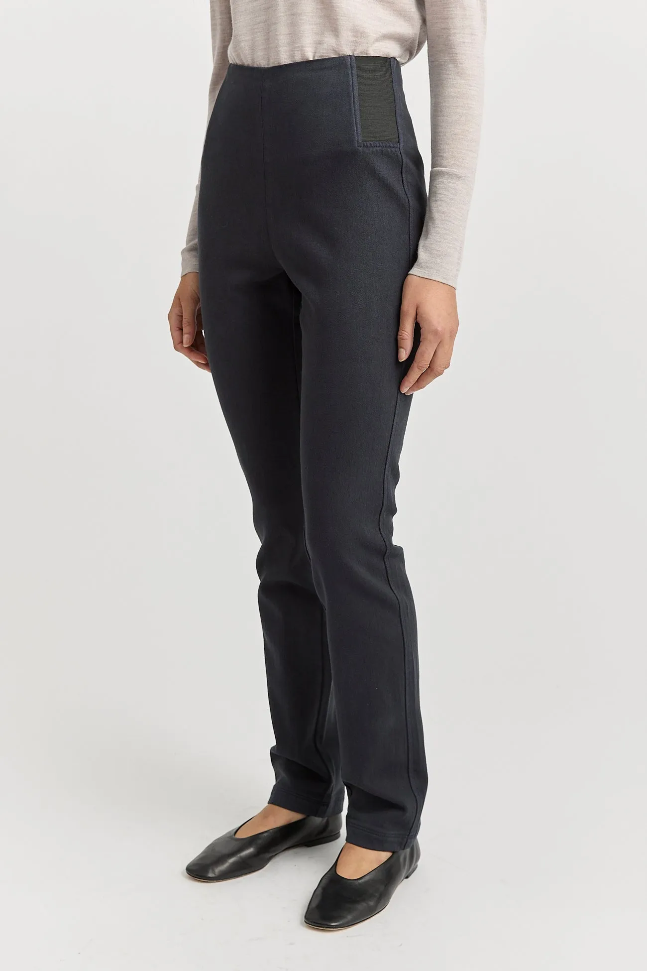 Elastic Waist Jeans - Ink