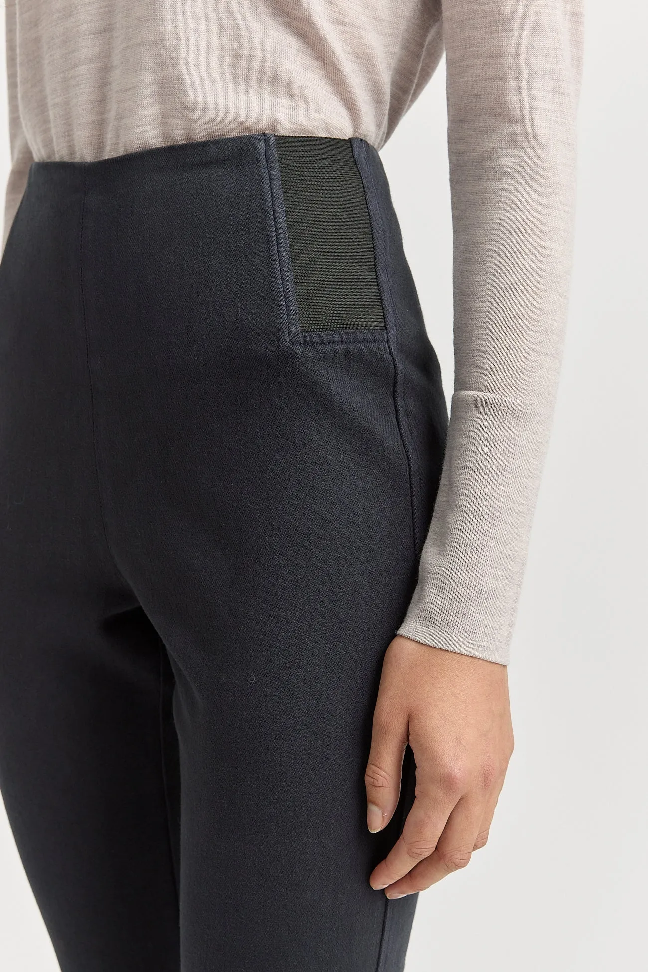 Elastic Waist Jeans - Ink