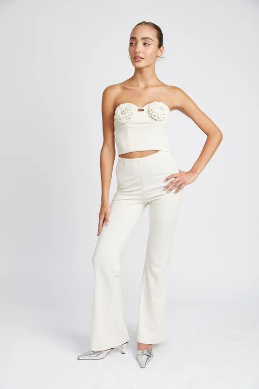 Emory Park HIGH WAIST FLARED PANTS