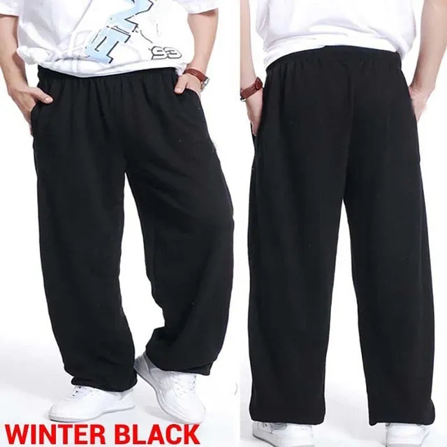 Fashion Hip Hop Streetwear Harem Pants Men Sweatpants Loose Baggy Joggers Track Pants Cotton Casual Trousers Male Clothes