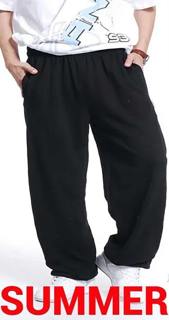 Fashion Hip Hop Streetwear Harem Pants Men Sweatpants Loose Baggy Joggers Track Pants Cotton Casual Trousers Male Clothes