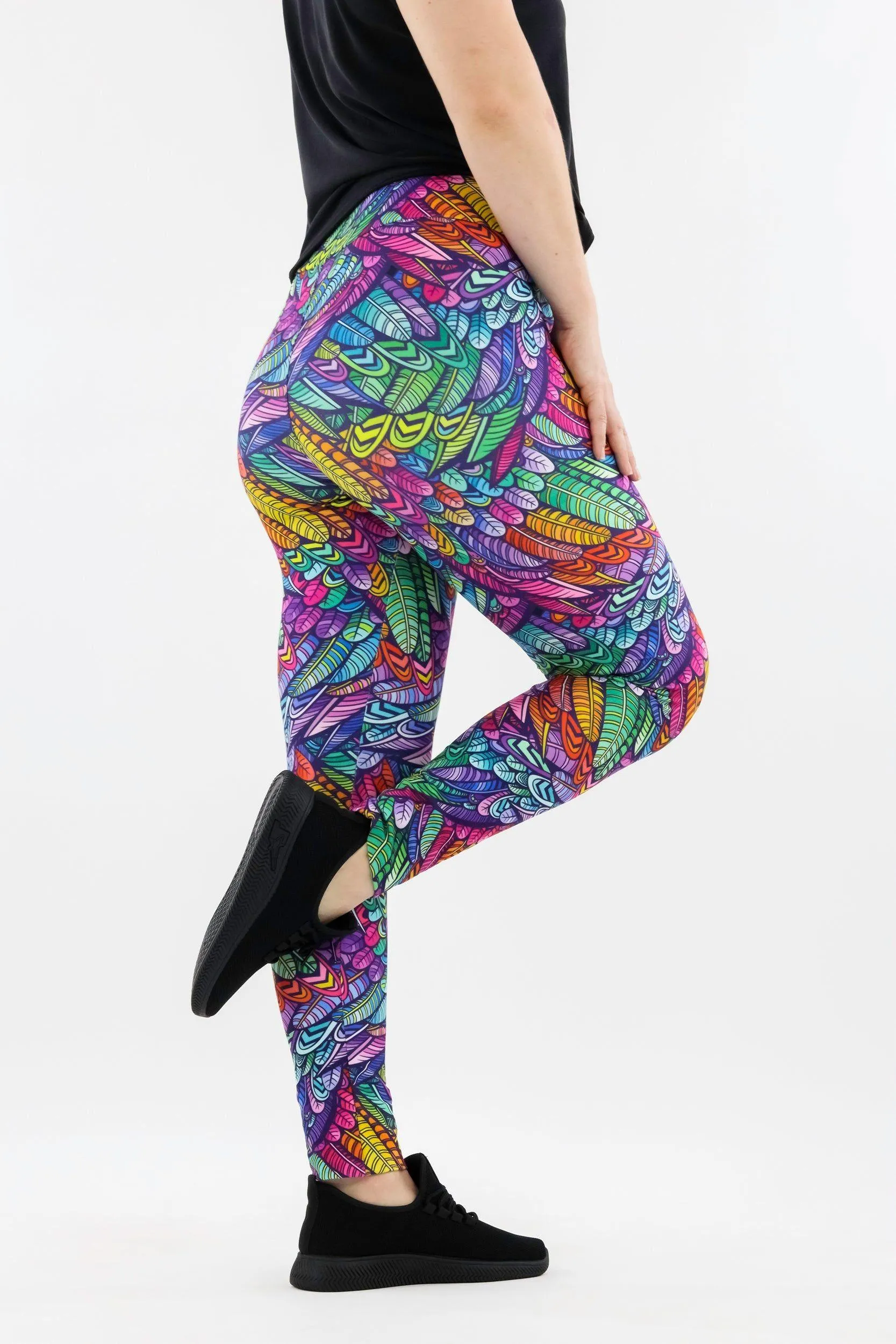 Feather Wild - Casual - Long Full Leggings