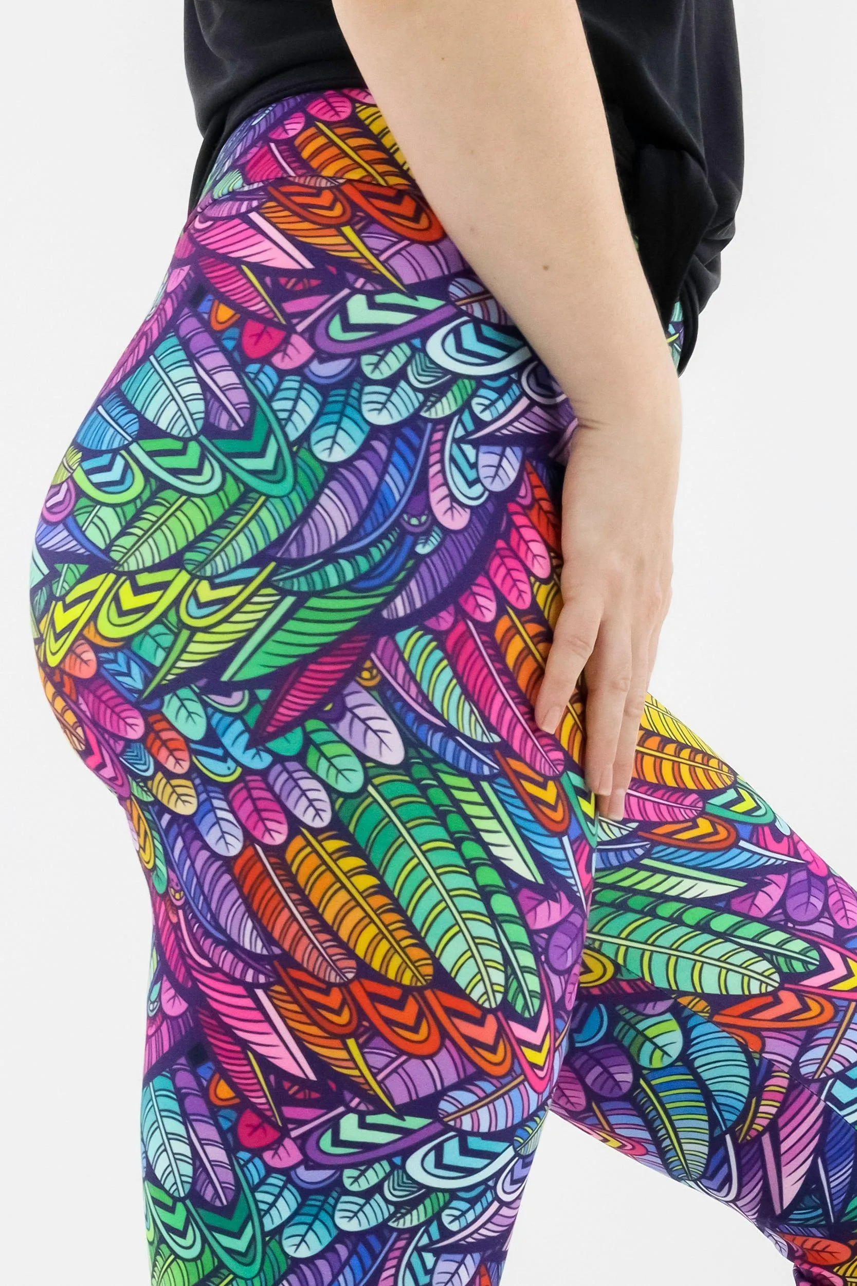 Feather Wild - Casual - Long Full Leggings