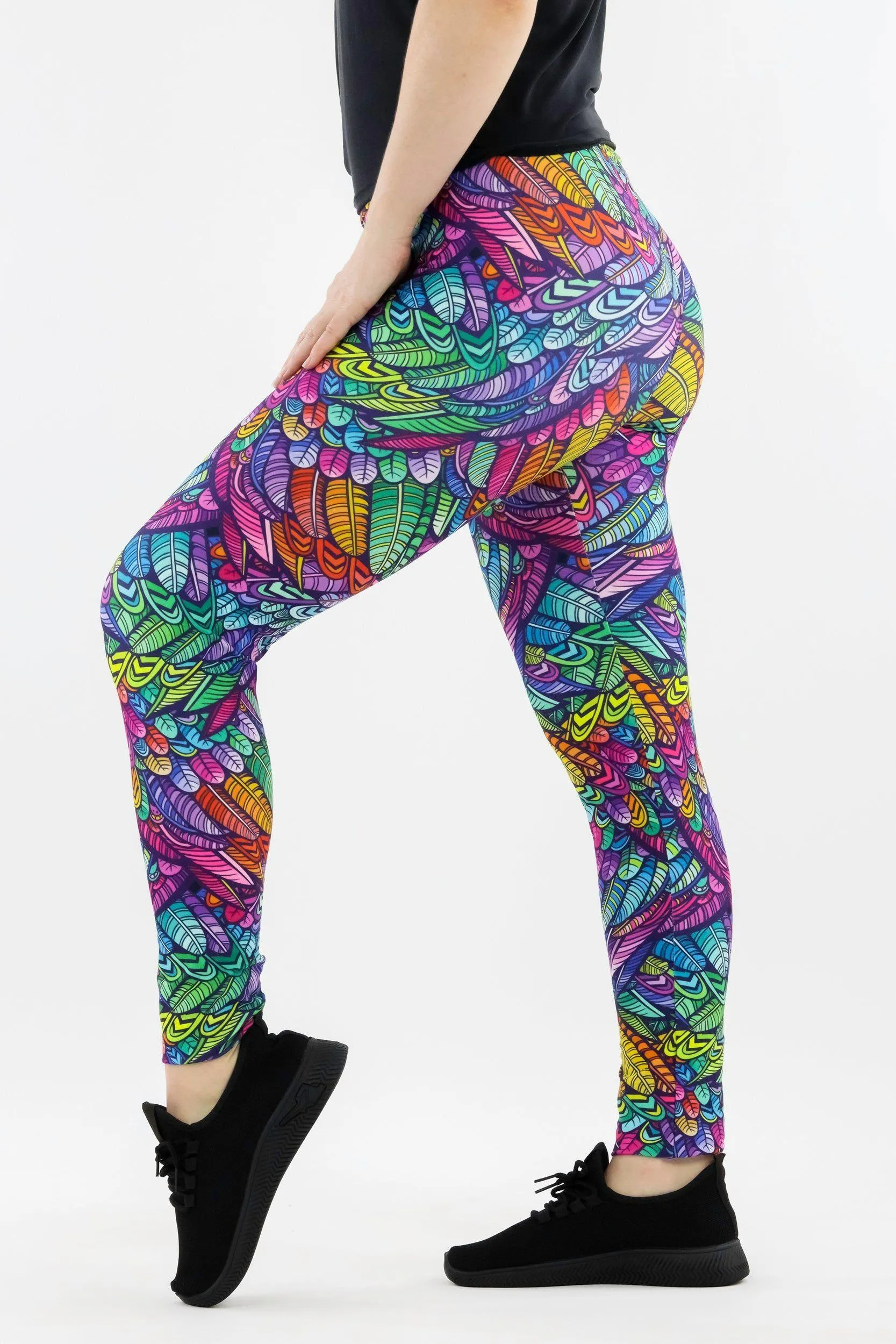 Feather Wild - Casual - Long Full Leggings