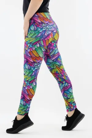 Feather Wild - Casual - Long Full Leggings