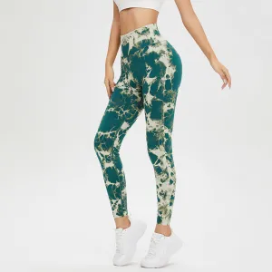 Filhot™ High Waist Sexy Tie Dye Yoga Leggings