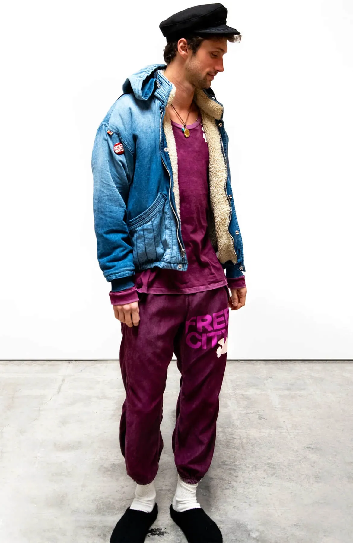 Flap Snap Air Jump Pants in Deeplove
