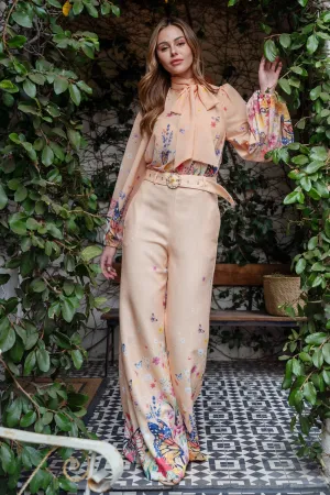 FLORAL BUTTERFLY PANT SET