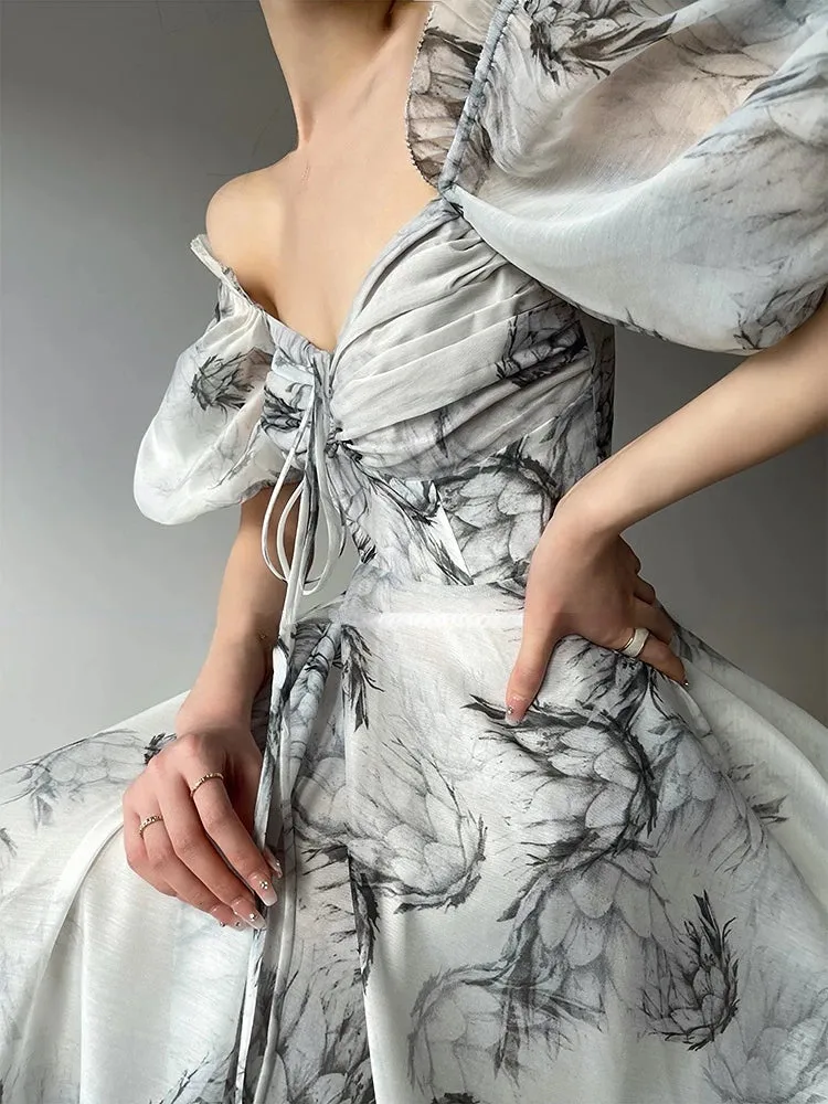 Floral Print Midi Dress
