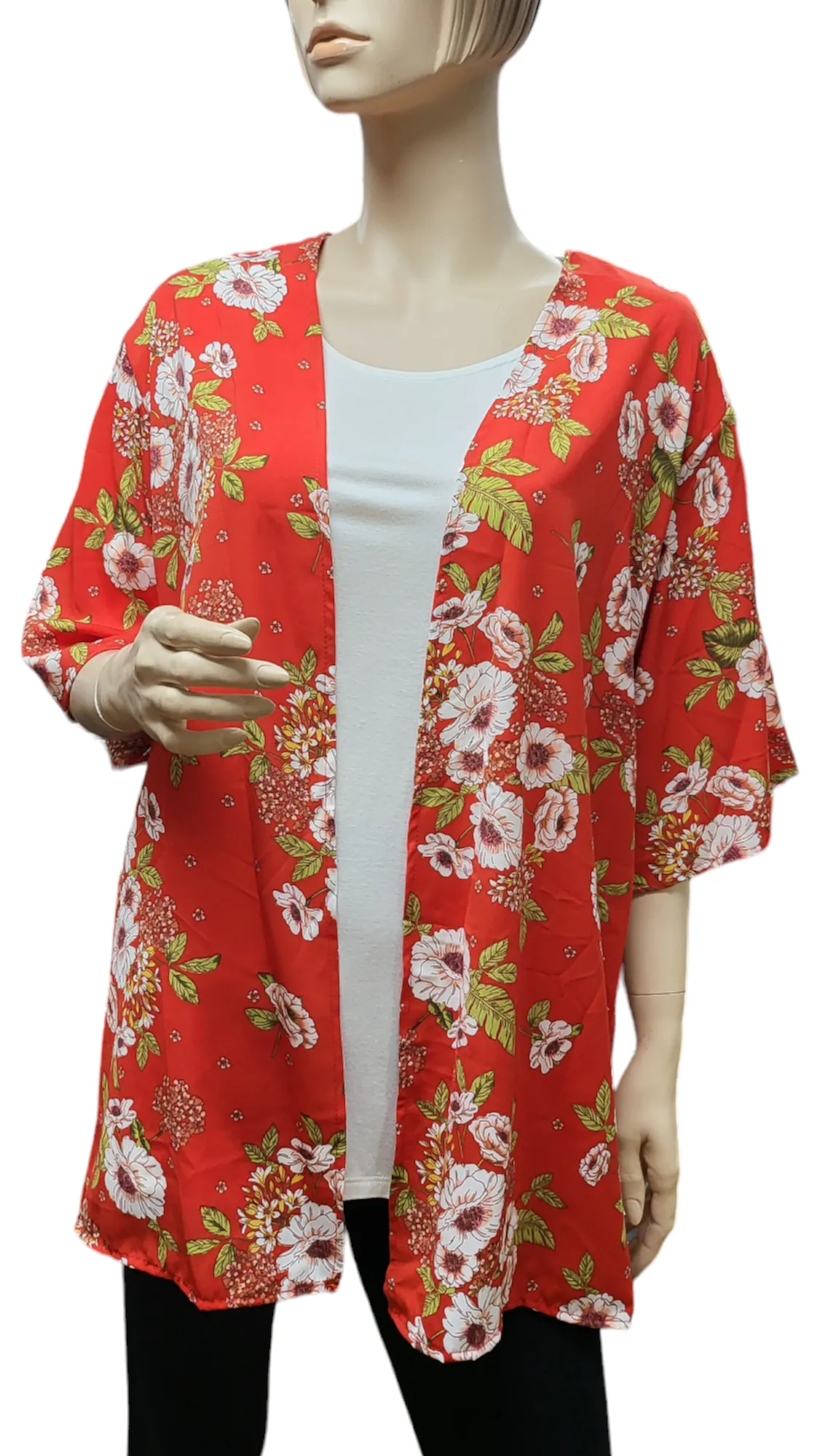 Floral  Red Kimmo