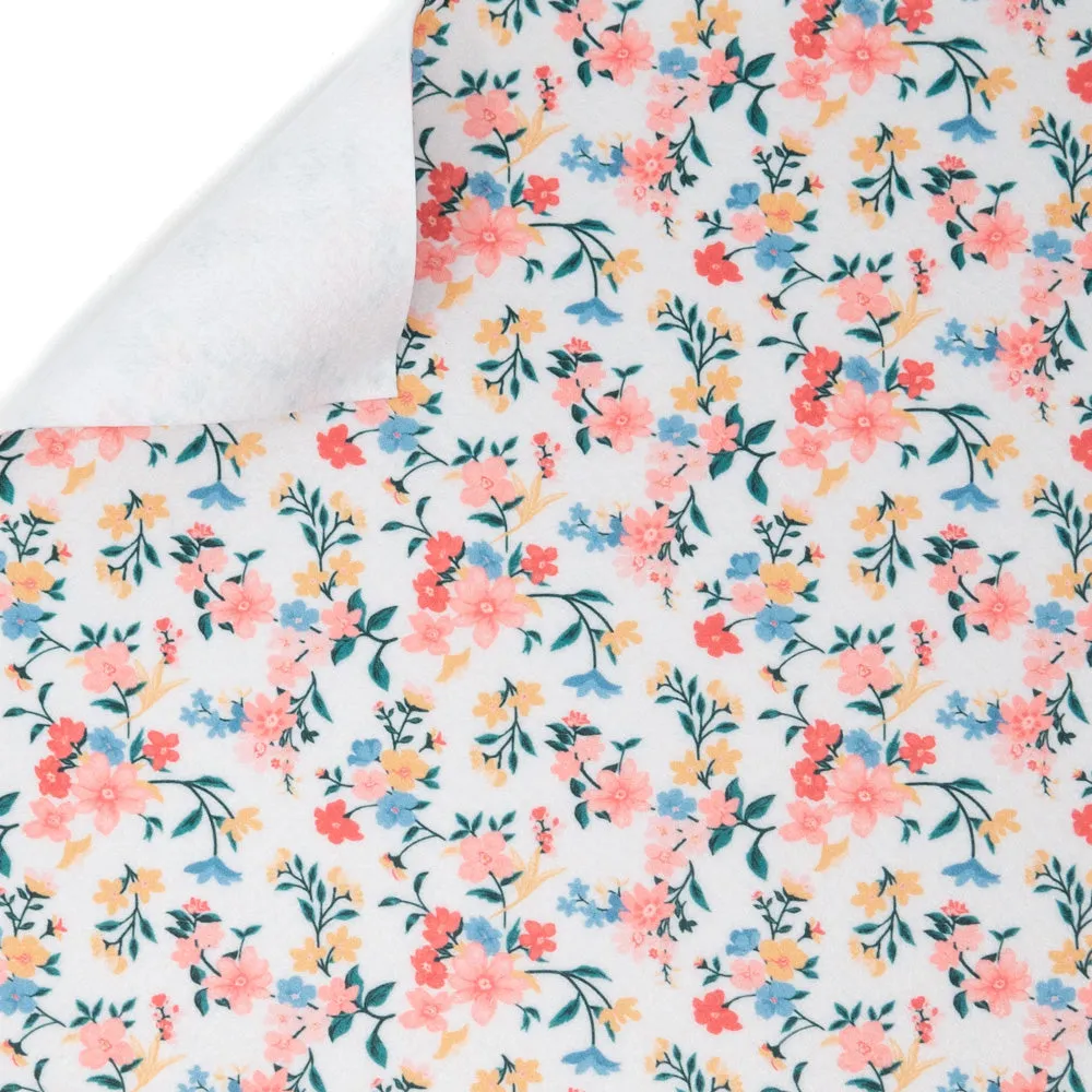 Garden Blooms Printed Felt
