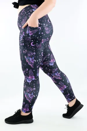 Glitter Witch - Casual - Regular Full Leggings - Pockets