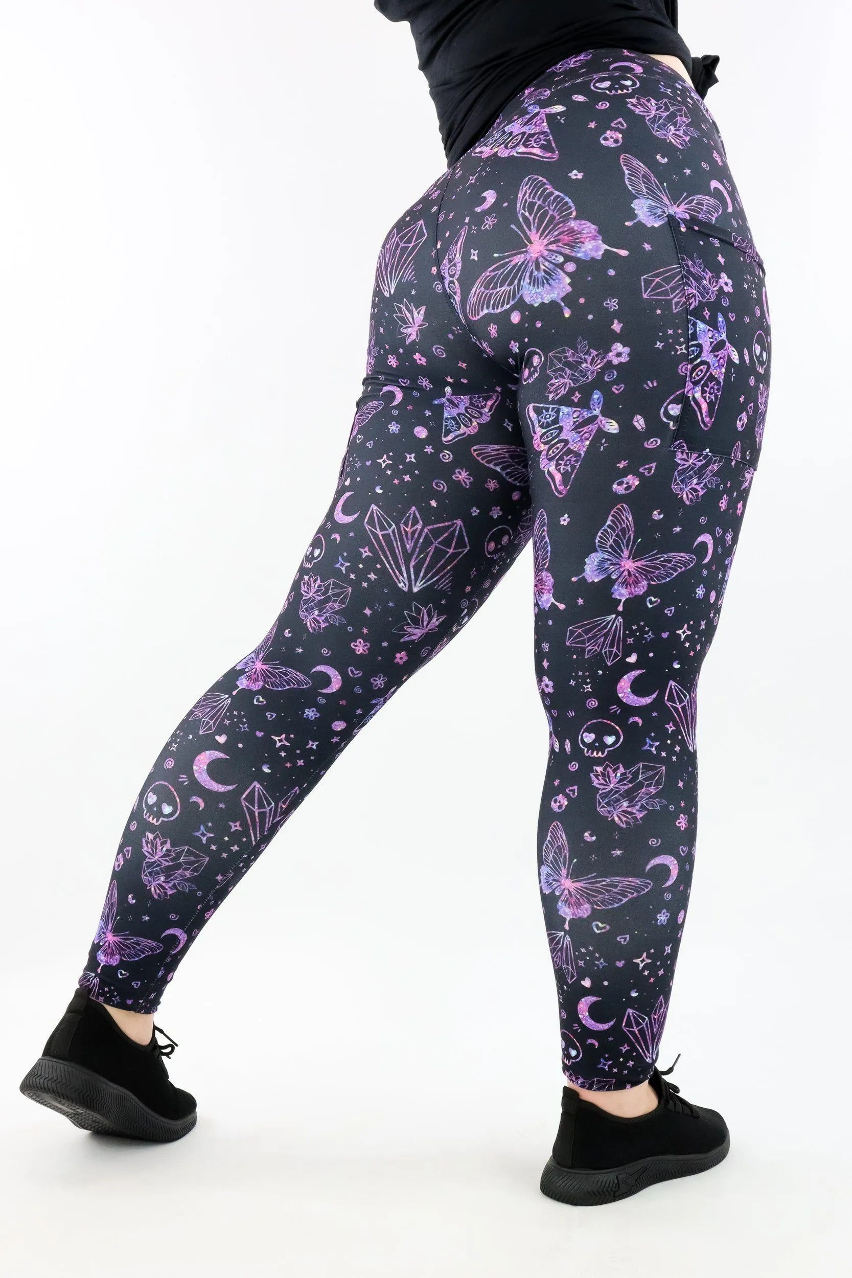 Glitter Witch - Casual - Regular Full Leggings - Pockets