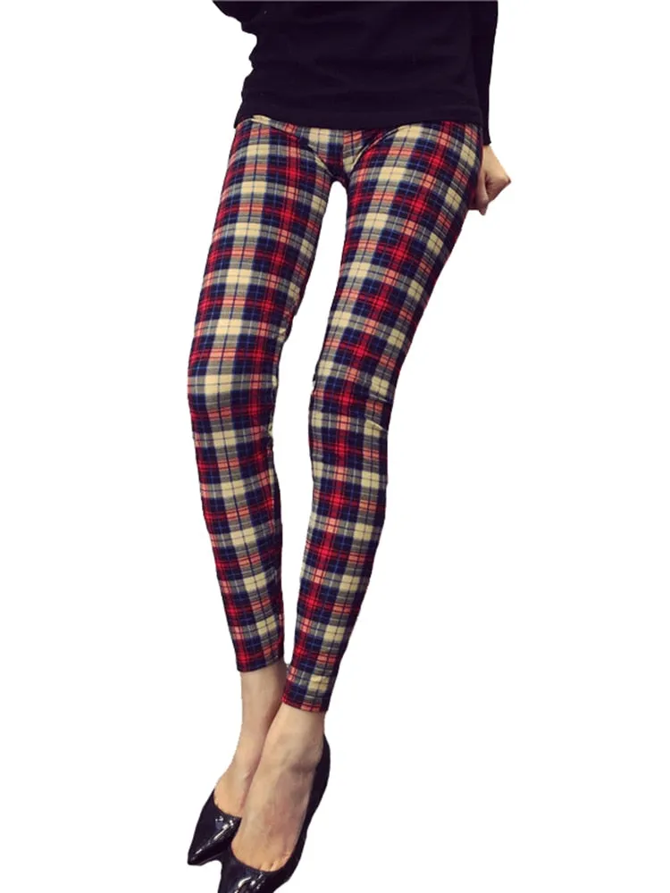 Graffiti Patterned Print Leggings For Women
