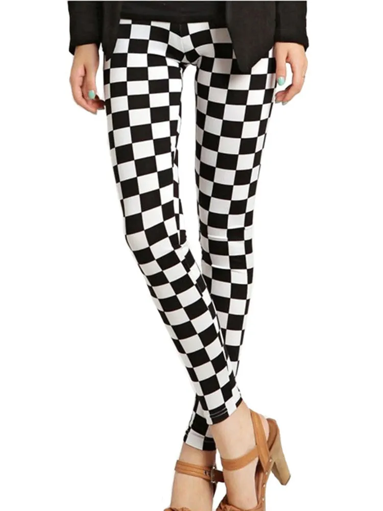 Graffiti Patterned Print Leggings For Women