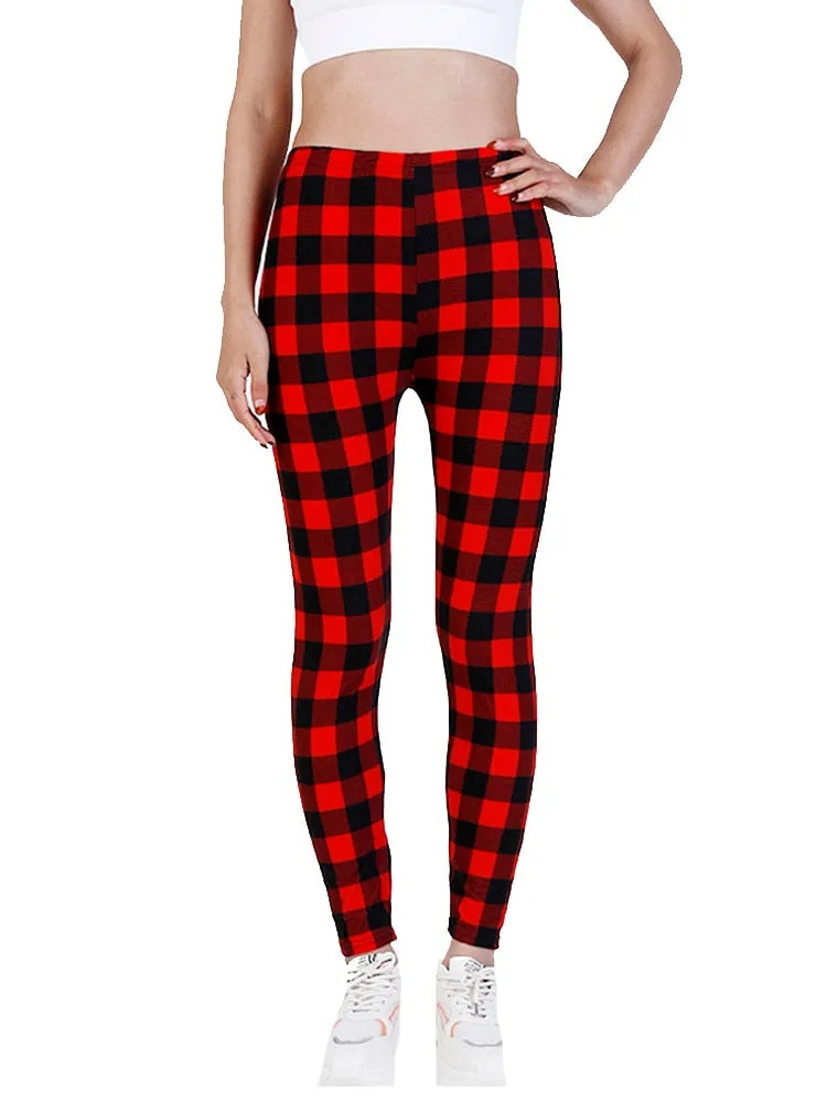 Graffiti Patterned Print Leggings For Women