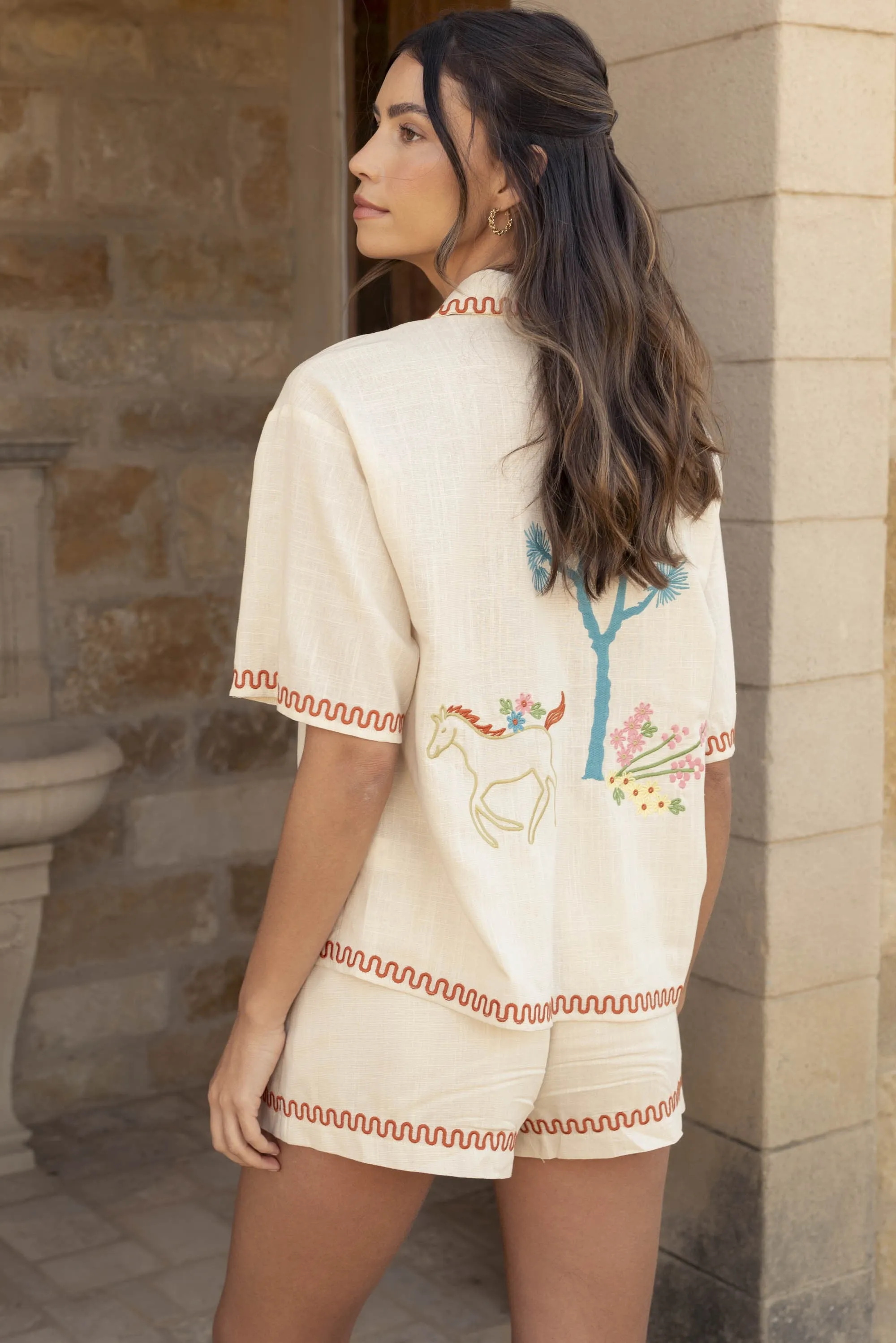 Hay There Embroidered Set