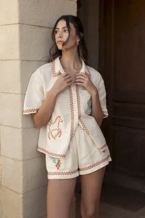 Hay There Embroidered Set