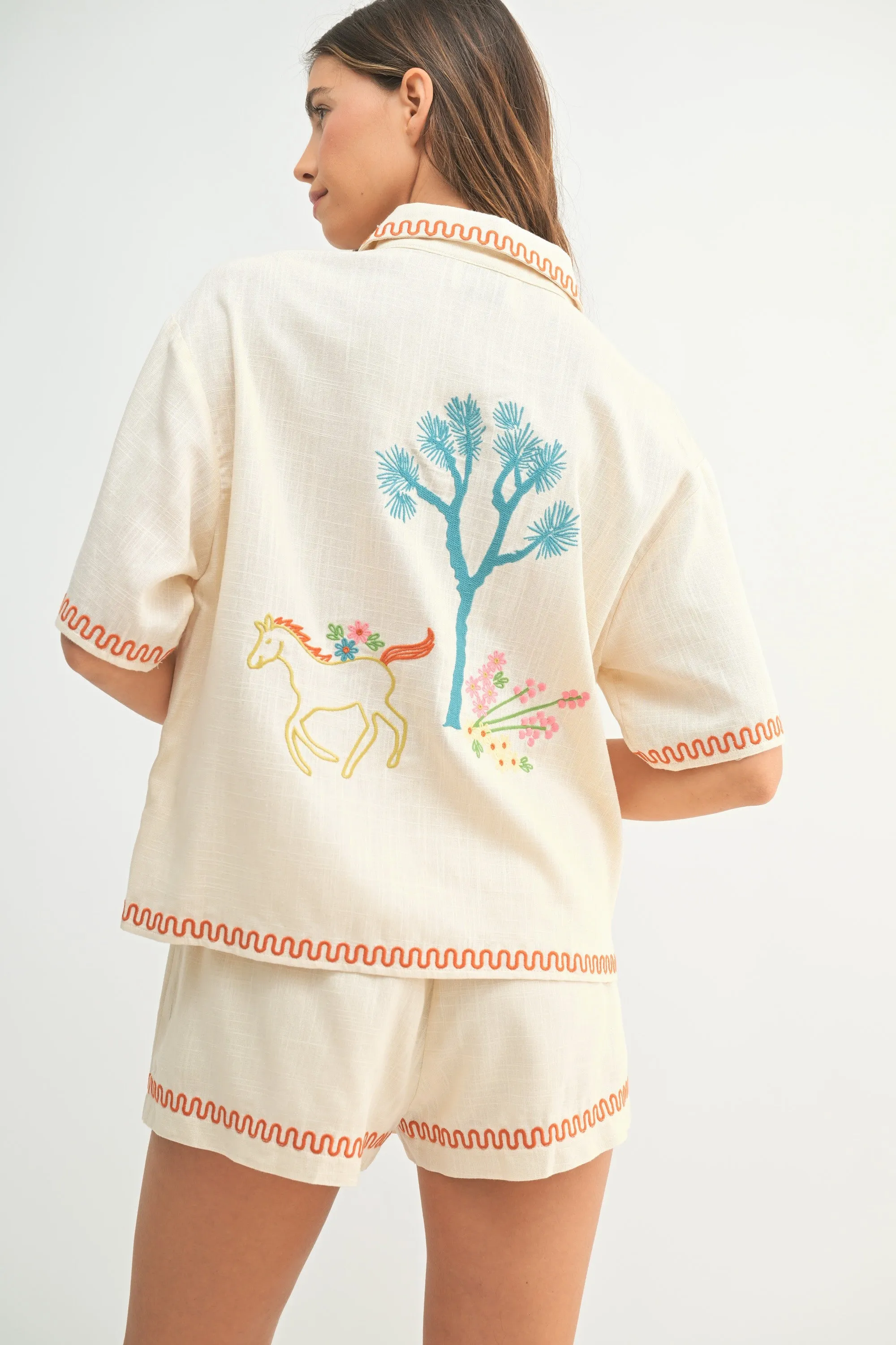 Hay There Embroidered Set