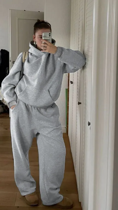 High Waist Straight-leg Pants Leisure Sports Suit