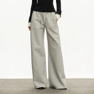 High-Waist Wide-Leg Comfort Sports Pants
