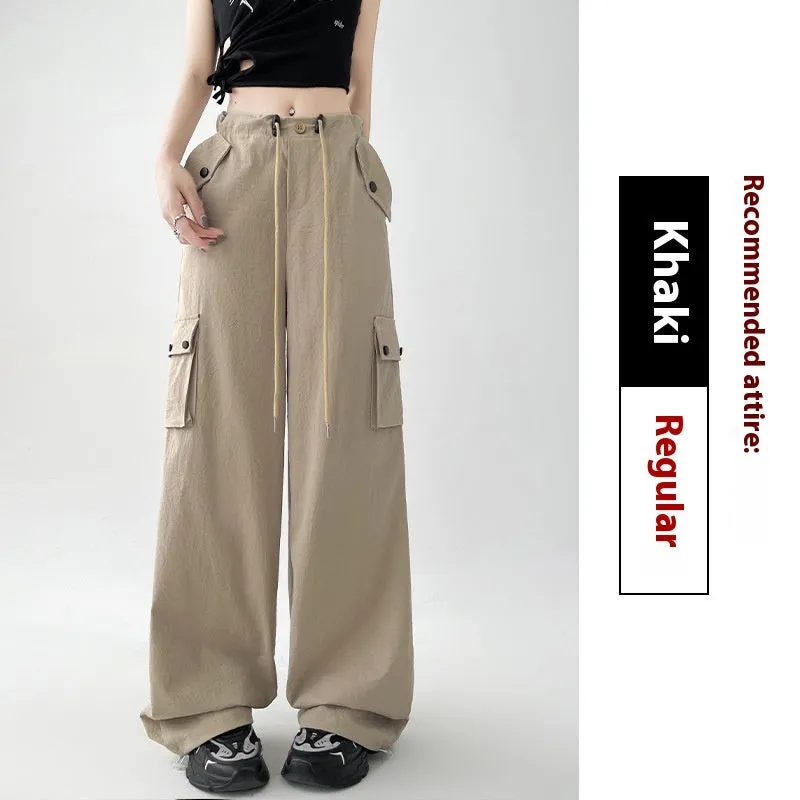 High-Waist Wide-Leg Sports Pants
