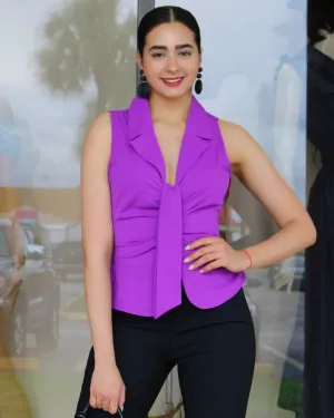 Honey Love Blouse Purple