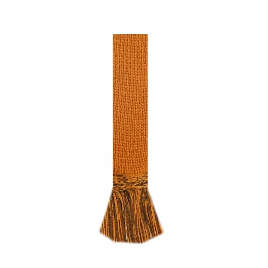 HOUSE OF CHEVIOT Herringbone Shooting Socks - Mens - Ochre