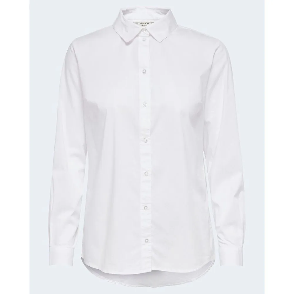 Jacqueline De Yong White Cotton Shirt