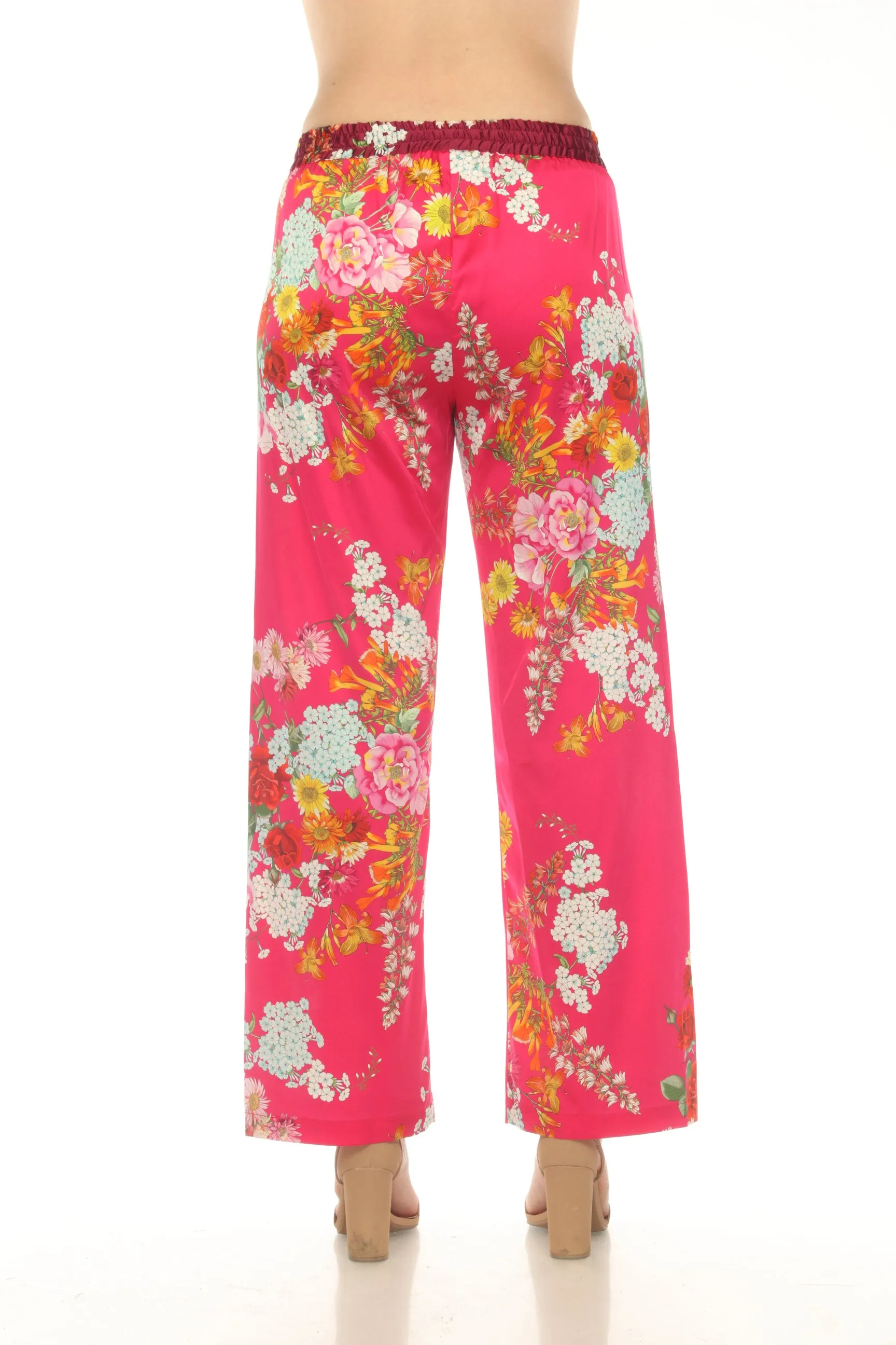 Johnny Was Golden Bouquet Divine Pull On Wide Leg Pants Boho Chic C62023B3