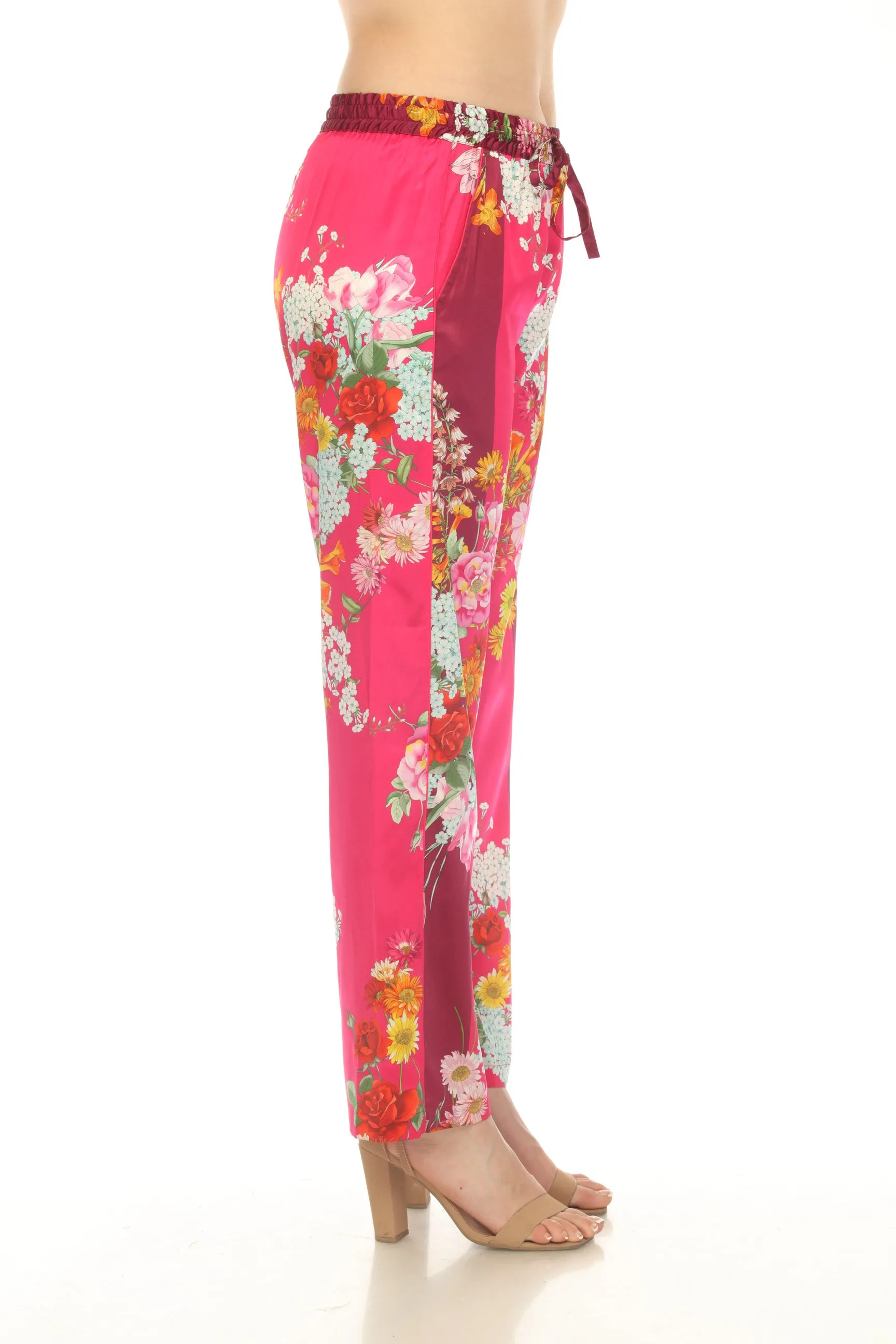 Johnny Was Golden Bouquet Divine Pull On Wide Leg Pants Boho Chic C62023B3