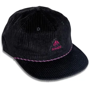 Jones Fresh Corduroy Organic Cap Stealth Black