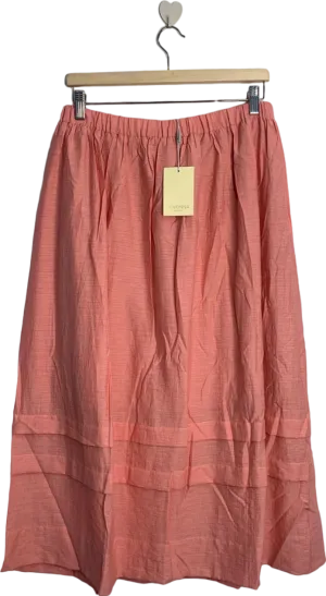 Jovonna Coral AVEENA Pink MIDI Skirt UK L