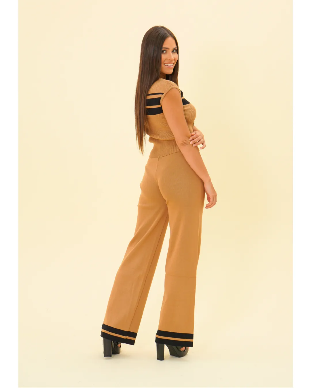 KNIT PANTS SET