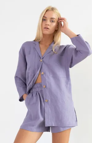 Lavender Bloom Co-ord Set | Cotton Linen Blend