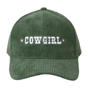 LCAP2999 - Cowgirl CORDUROY Baseball