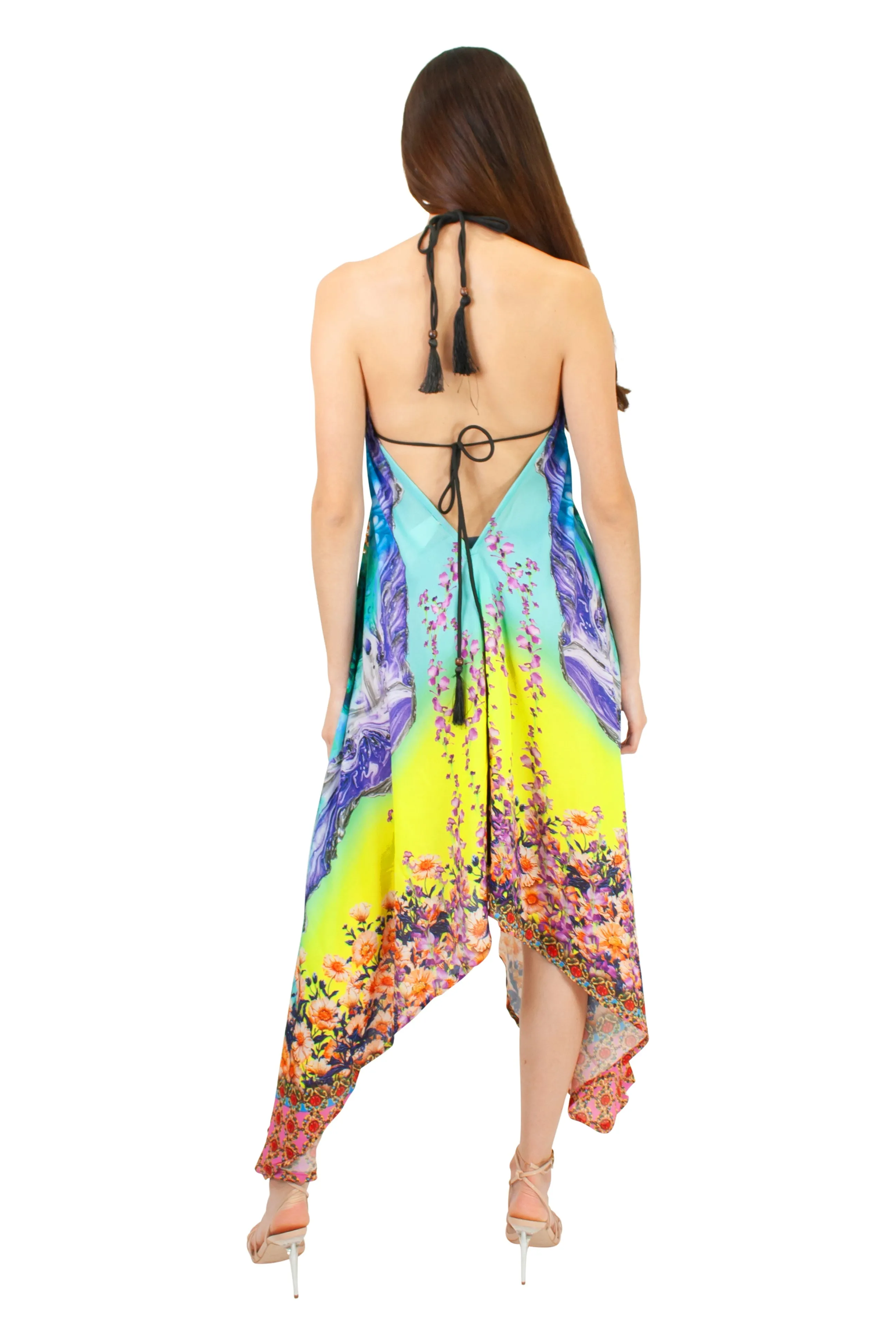 LD-104 Dress in Purple Mix