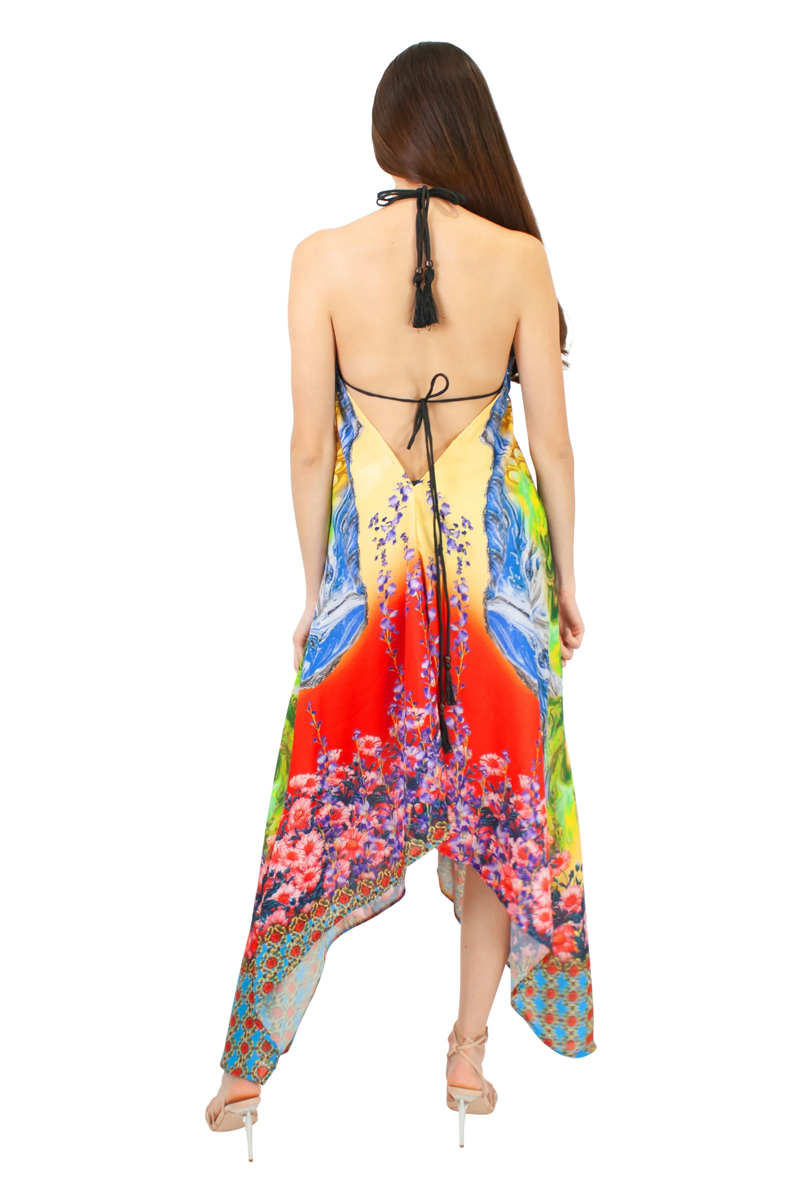 LD-104 Dress in Purple Mix
